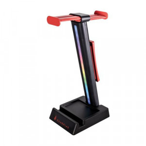 Stand pentru casti gaming SureFire Vinson N1 dual balance, iluminare RGB, NM/ 48845, Negru