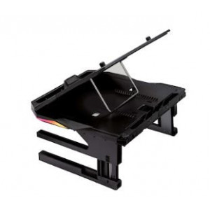 Stand pliabil pentru laptop gaming SureFire Protus X2, iluminare RGB, NM/ 48843, Negru