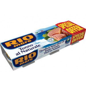 Ton in suc natural Rio Mare 3 x 160g, NM25038