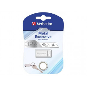Verbatim Metal Executive USB 2.0 Drive Silver 32GB