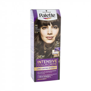 Vopsea de par permanenta Palette Intensive Color Cream N4 (5-0) Saten Deschis, 110 ml
