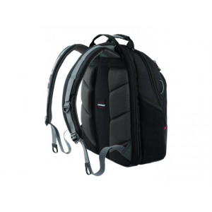 Wenger Legacy 16 inch Computer Backpack, Black/Gray