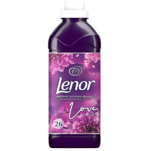 Balsam de rufe Lenor Amethyst & Floral Bouquet, 26 spalari, 800 ml, Mov