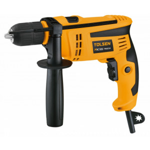 Bormasina electrica cu mandrina rapida Tolsen, 850 W, 3000 rpm, 48000 bpm, NM/ TL-79503A, Galben/Negru