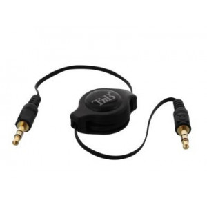 Cablu jack retractabil TNB Influence 3.5mm, NM/ TBJACK1, Negru