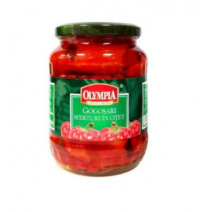 Gogosari sferturi in otet Olympia 720g, NM22412