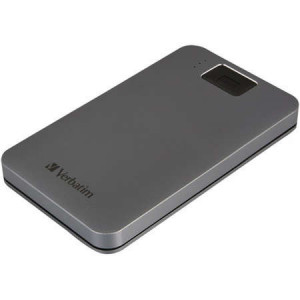 HDD extern Verbatim Executive, 1 TB, senzor amprenta, USB 3.2 G1/ USB-C, NM/ 53652, Argintiu