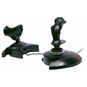 Joystick USB Thrustmaster T.Flight Hotas X Flight Stick pentru PS3, 12 butoane, 5 axe, NM/ 2960703, Negru