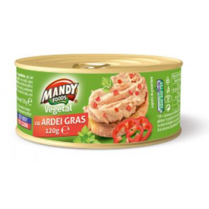 Pate vegetal cu ardei Mandy 120g, NM26266