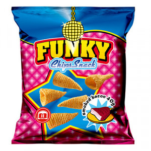 Snack Funky cu aroma de bacon 40g, NM25778
