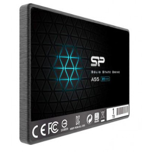 Solid State Drive SSD Silicon Power A55, 1 TB, 2.5 inch, SATA III, NM/ SP001TBSS3A55S25, Negru