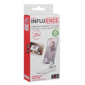 Suport pliabil pentru telefon TnB, NM/ INSTANDWH, Alb