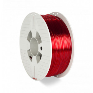 Verbatim 3D PRINTER FILAMENT PET-G 1.75MM 1KG RED TRANSPARENT