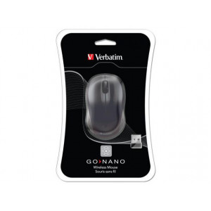 Verbatim Wireless Laser GO Nano Mouse Black