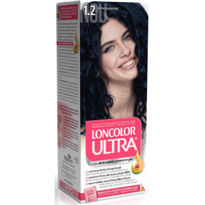 Vopsea de par permanenta Loncolor Ultra 1.2 Negru Albastru, 100 ml