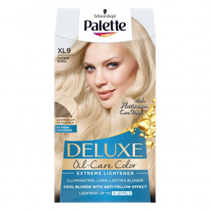 Vopsea de par permanenta Palette Deluxe Extreme Lightener XL9 Blond Platinat, 135 ml