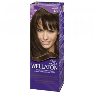 Vopsea de par permanenta Wellaton 5/0 Saten deschis, 110ml