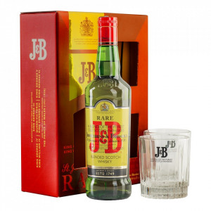 Whisky J&B Rare 700ml, 40% + 2 pahare, NM22167