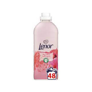 Balsam de rufe Lenor Peony & Hibiscus, 48 spalari, 1,2 L, Roz