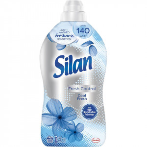 Balsam de rufe Silan Cool Fresh, 58 spalari, 1.45 L, Gri