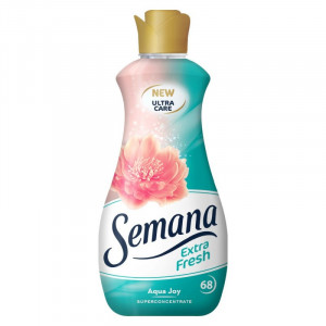 Balsam de rufe superconcentrat Semana Extra Fresh Aqua Joy, 68 spalari, 1.7 L, Verde