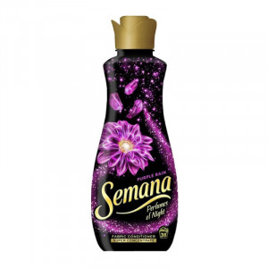 Balsam de rufe superconcentrat Semana Perfumes of Night Purple Rain, 38 spalari, 950 ml, Mov/Negru
