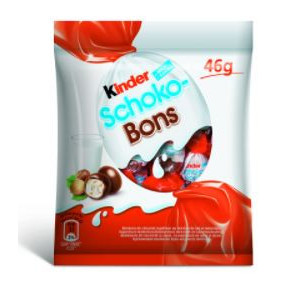 Bomboane de ciocolata cu alune Kinder Shoko Bons 46g, NM25374
