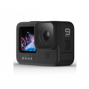 Camera de actiune GoPro Hero9 Black Edition, 5K, 20MP, 2 x display, HyperSmooth 3.0, lentila detasabila, NM/CHDHX-901-RW, Negru