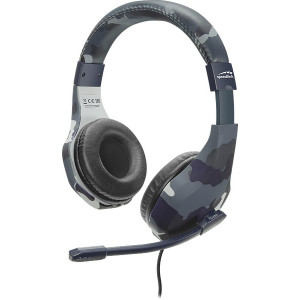 Casti gaming SpeedLink Raidor, compatibile cu PC/PS5/PS4/Xbox, 20 Hz - 20 KHz, jack 3.5 mm, NM/ SL-450303-BE, Albastru