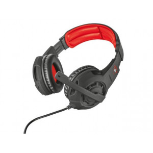 Casti gaming Trust GXT 310, microfon si banda de cap reglabile, 20 - 20 000 Hz, NM/ 21187, Negru/Rosu