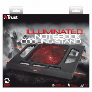 Cooler Notebook Trust GXT 220 Cooling Stand Kuzo, 17.3'', NM/ 20159, Negru
