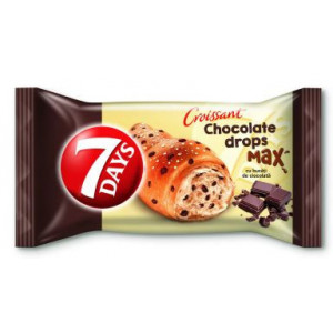 Croissant cu bucati de ciocolata 7 Days Max 70g, NM23334