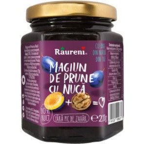 Magiun de prune cu nuca Raureni 220g, NM26338