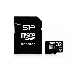 Memory Card Silicon Power Micro SDHC 32GB, Clasa 10 + Adaptor SD