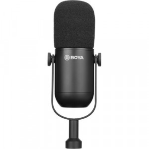 Microfon podcast XLR dinamic Boya, BY-DM500NM, fara brat, Negru