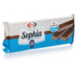Napolitane cu crema de cocos Tecsa Sophia 100g, NM26874