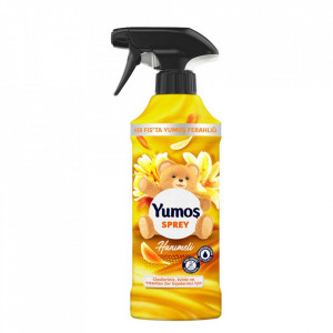 Parfumant spray rufe uscate Yumos Hanimeli, 450 ml, Galben