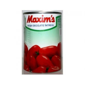 Rosii decojite intregi Maxim's 400g, NM26274