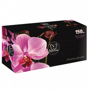 Servetele cutie pop-up Papilion Aroma Therapy, 2 straturi, 21 x 18 cm, 150 buc, Alb