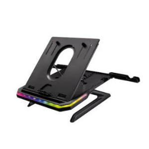 Stand ajustabil pentru laptop gaming SureFire Protus X1, iluminare RGB, NM/ 48842, Negru