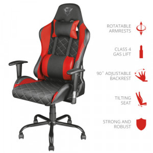 TRUST GXT707R RESTO CHAIR RED