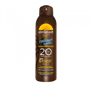 Ulei autobronzant cu protectie solara Elmiplant Sun Coconut Oasis SPF 20, 150 ml