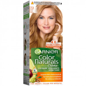 Vopsea de par permanenta cu amoniac Garnier Color Naturals 7.3 Blond Auriu Natural, 110 ml