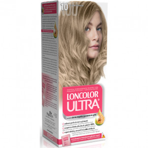 Vopsea de par permanenta Loncolor Ultra 10 Blond Cenusiu, 100 ml