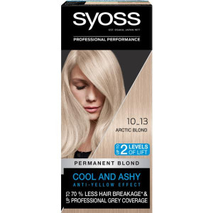 Vopsea de par permanenta Syoss Cool and Ashy Blond Rece si cenusiu 10-13 Blond Arctic, 115 ml