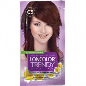Vopsea de par semi-permanenta fara amoniac Loncolor Trendy Colors C5 R&B Chestnut 2 x 25 ml