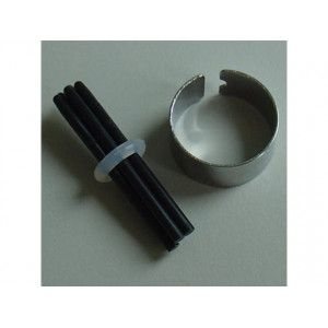 Wacom Black 5 Nibs + Remover, Bamboo