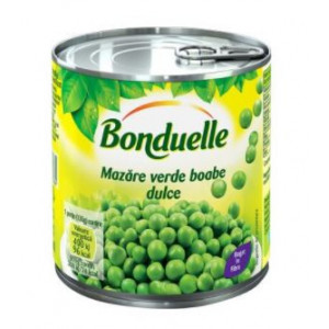 Boabe dulci de mazare verde Bonduelle 400g, NM27047