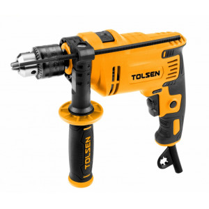 Bormasina electrica Tolsen 750 W, FX Force Xpress, 3000 rpm, 48000 bpm, 13 mm, NM/ TL-79505, Galben/Negru