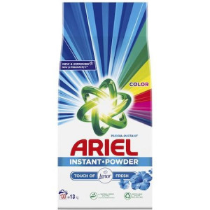 Detergent automat pudra Ariel Touch of Lenor Fresh Color, 130 spalari, 13 kg, Multicolor